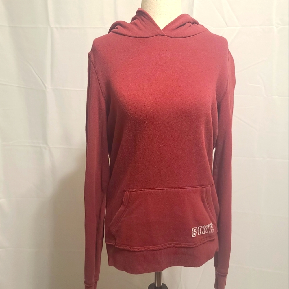 Pink Texas A&M hooded Sweatshirt maroon size small